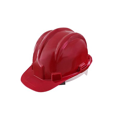 Capacete Plt C/ Selo Inmetro - Vermelho - C.A. 31469