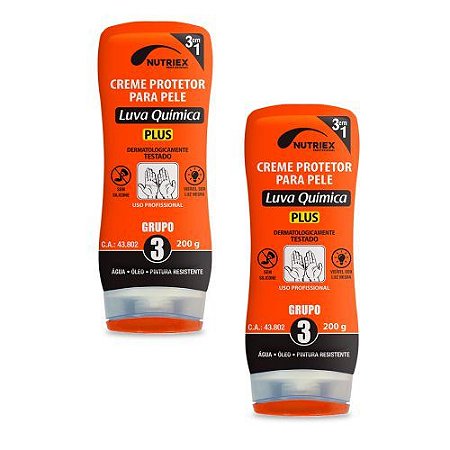 Creme Protetor Luva Química Grupo 3 Nutriex 200g