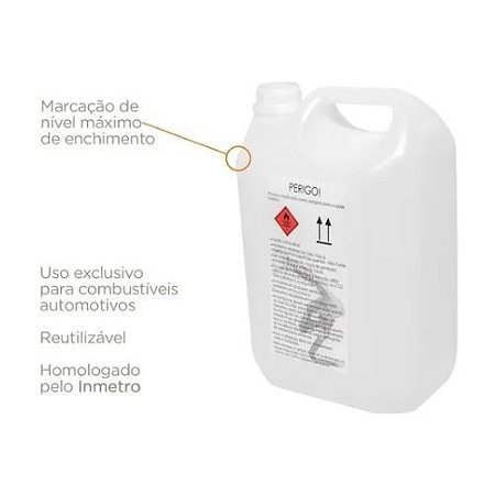 Galão Emergência 5 L Bombona Para Combustível