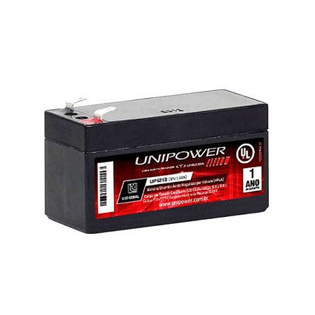 Bateria 12v 1.3ah Unipower