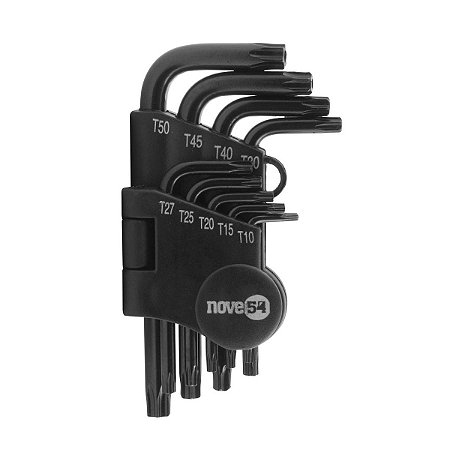 Chave Hexalobular 9pc T10-T50 Ac Nove54
