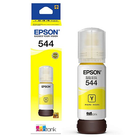 Refil De Tinta Epson Amarelo T544