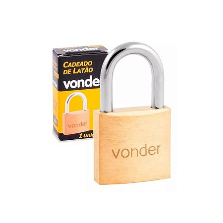 Cadeado Latão 30mm Vonder