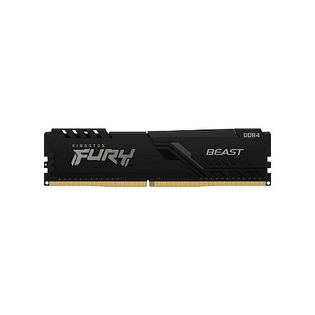 Memoria 8gb Ddr4 3200mhz Cl16 Kingston Fury Beast Black Desktop