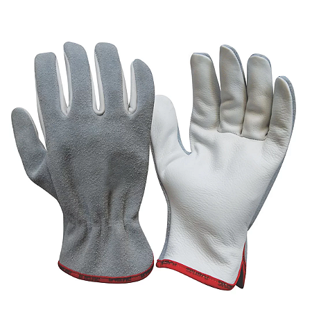 Luva Mista Raspa/Vaqueta Plastcor C.A. 36250