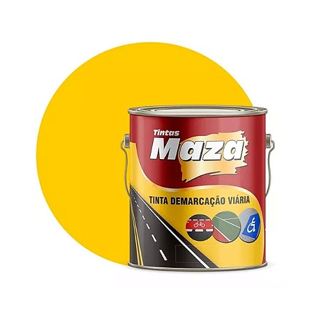 Maza Demarcacao Acrilica Amarelo 3,6l