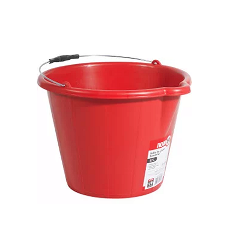 Balde Plast Extra-Refor 12l Vermelho 954