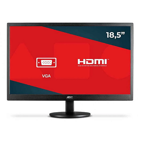 Monitor Aoc 18,5 Led E970swhnl / Hdmi / Vga