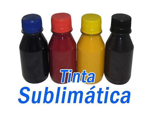 Tinta sublimática 400ml (100ml cada cor)