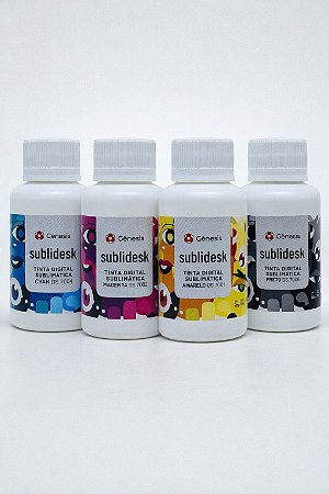 Tinta Sublimática Gênesis 400ml (100ml cada cor)