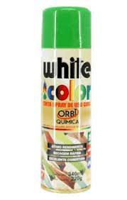 Tinta Spray White Color Verde 340Ml