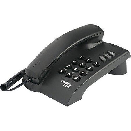 Telefone com fio Intelbras Pleno Preto