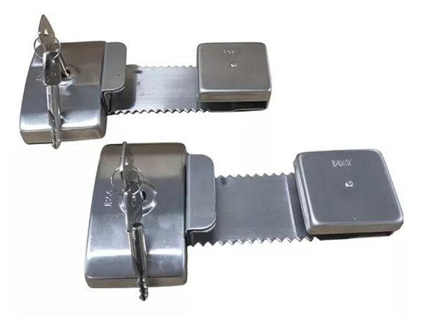 Kit 2 Trava para porta de vidro de correr - TETRA