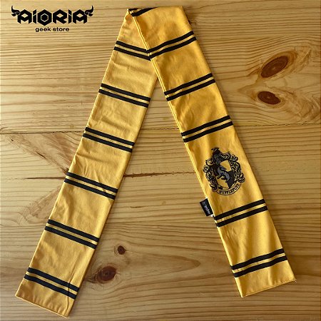 Camiseta Harry Potter Lettering Lufa-Lufa - Amarelo em Promoção na