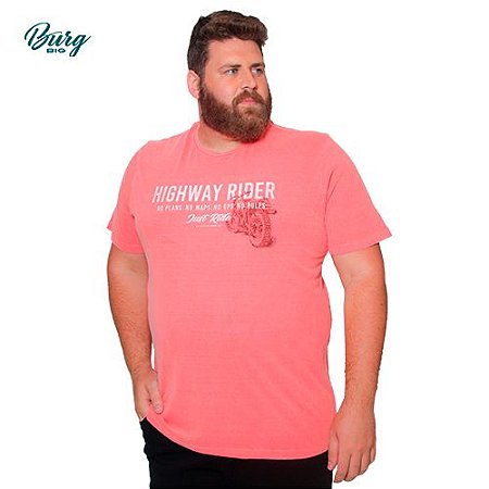 Camiseta Gola Careca Plus Size