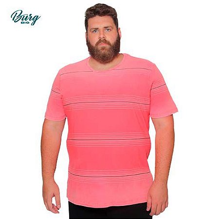 Camiseta Gola Careca Plus Size