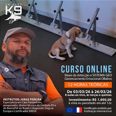 Inscrição Curso Online Bases da Detecção e Sistema GEO - Gerenciamento Emocional Olfativo