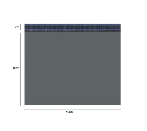 ENVELOPE PLÁSTICO DE SEGURANÇA PARA TRANSPORTE 50X40 ECOLÓGICO
