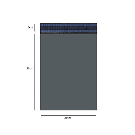 ENVELOPE PLÁSTICO DE SEGURANÇA PARA TRANSPORTE 25X30 ECOLÓGICO