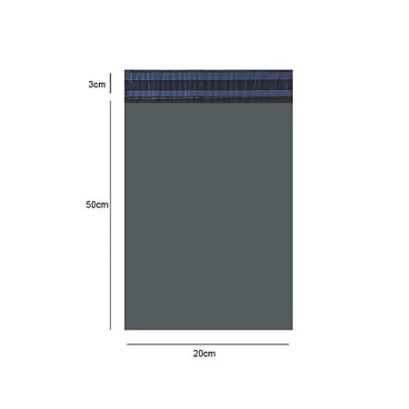 ENVELOPE PLÁSTICO DE SEGURANÇA PARA TRANSPORTE 20X50 ECOLÓGICO