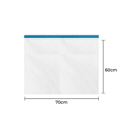 Envelope Plástico Transparente com Lacre 70x60