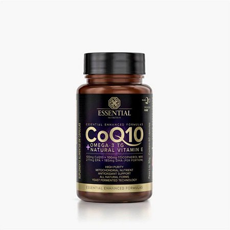 Coq10 + Omega 3TG + Natural Vitamine 60 Capsulas (Essential)