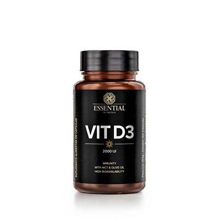 Vitamina D3 2000UI 120 Caps (Esssential)