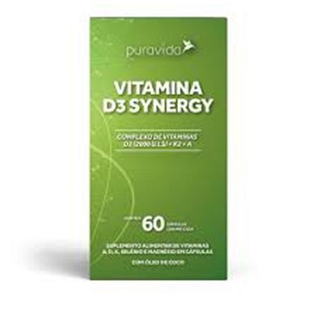 Vitamina D Synergy 60 Casp (Pura Vida)