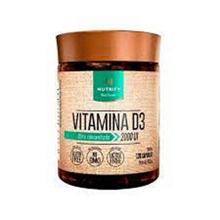 Vitamina D3 (Nutrify) - COM: 60 Capsulas