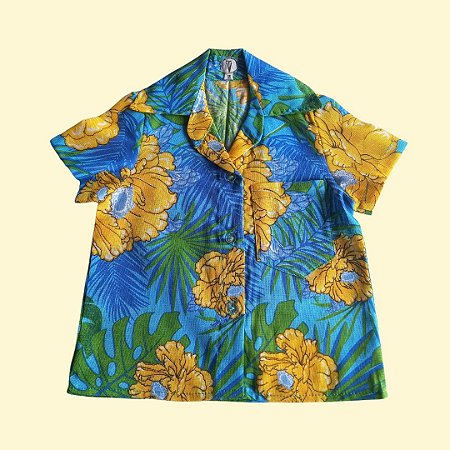 Camisa de chita | Tam RN | PRONTA ENTREGA
