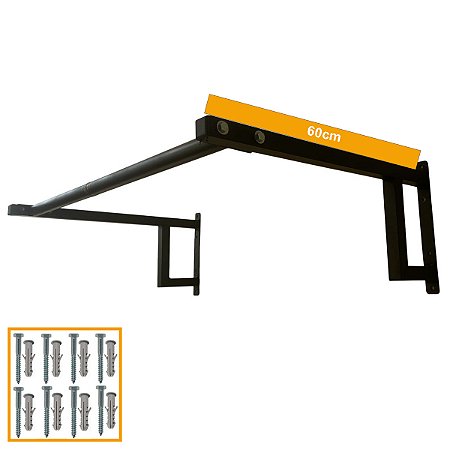 Barra Fixa de Parede 60 cm Funcional Calistenia e Musculação