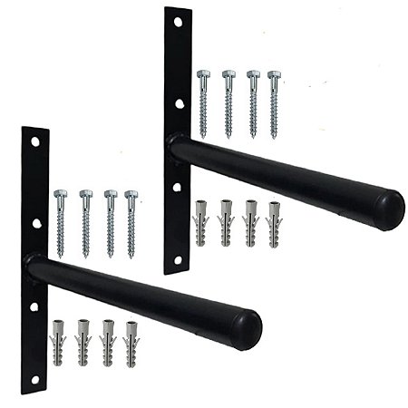 Suporte Anilha Parede de Aço Expositor e Organizador 2 Un