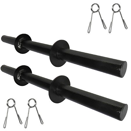 Barra Pump 40 Cm Supino Academia Funcional Musculação -2 Un