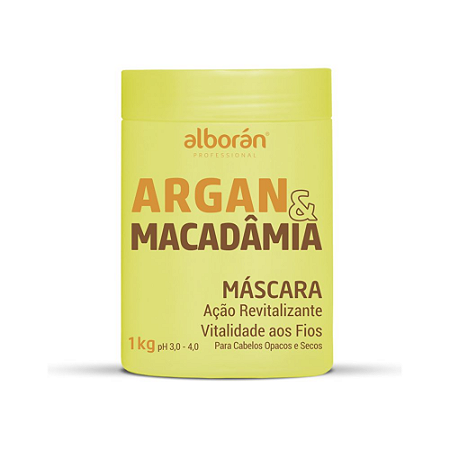 MÁSCARA DE HIDRATAÇÃO ARGAN & MACADÂMIA 1KG