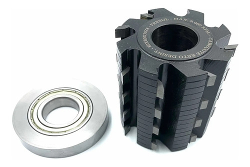 Fresa Cabeçote Desintegrador 80x80x30z8 Com Rolamento