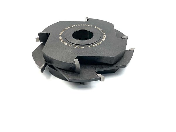 Fresa Macho E Fêmea Para Rejunte Madeira 15 A 30mm Espessura