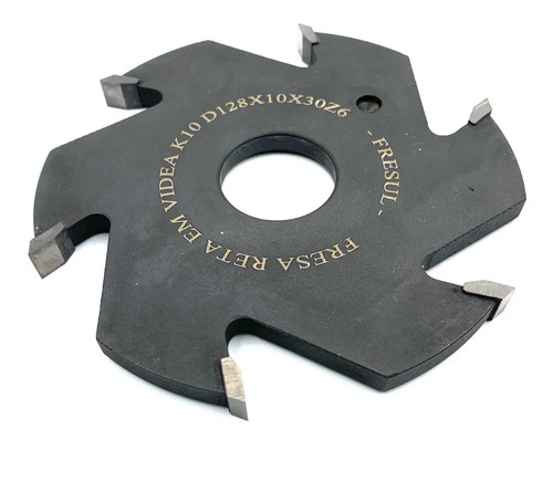 Fresa Reta 10mm- 125x10x30z6 Para Tupia De Mesa