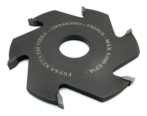 Fresa Reta 8mm Para Tupia De Mesa - 125x8x30z6