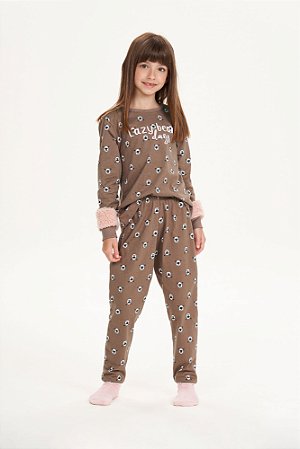 Pijama Bear Manga Longa Infantil