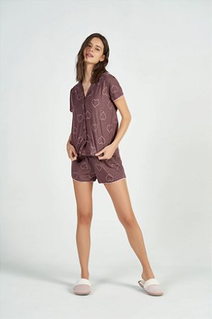 SHORT DOLL MANGA CURTA COM ABERTURA