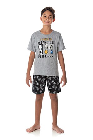 Pijama Manga Curta