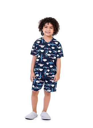 Pijama Manga Curta