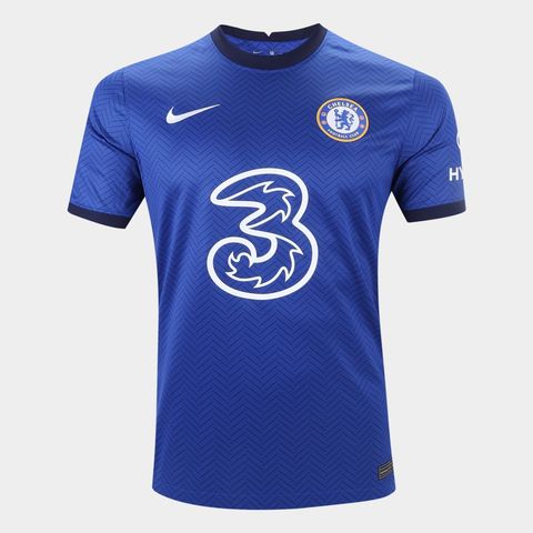 Camisa de Time Chelsea Inteira Azul 2021