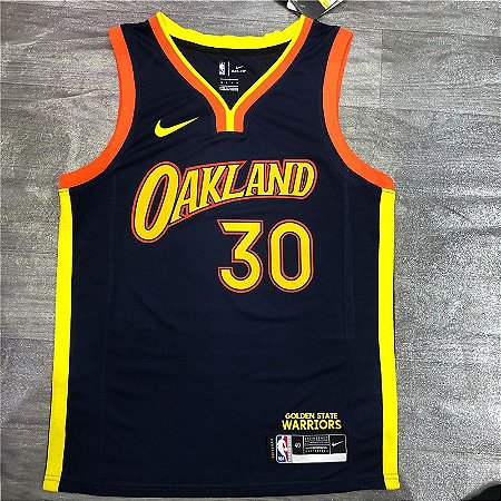 Camisa de Basquete Nba Golden State Warriors Oakland #30 Curry