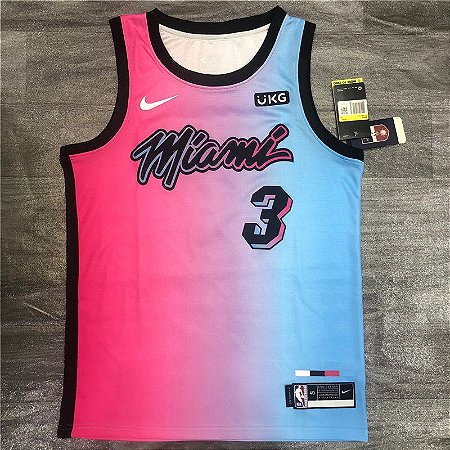 Camisa NBA Miami Heat Temporada 2020 #3 Wade