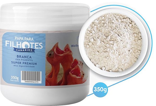Papa para Filhotes de Canários Biosuprem