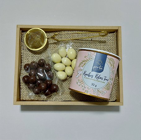 Box chá e chocolate Pertu