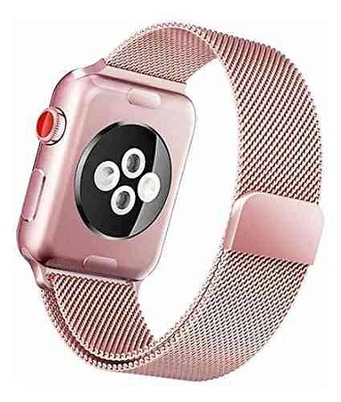 pulseira apple watch 38mm rose gold