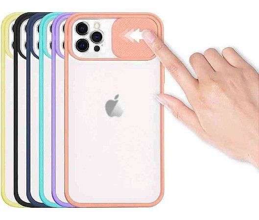 Capinha Slide Com Proteção para Câmera iPhone 12 Pro Max - Switch Cases  Acessórios