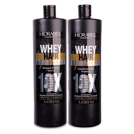 Kit Whey Hair Protein 1L Hidrabell